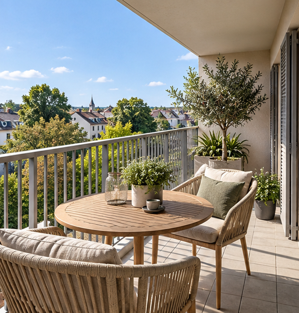 T3 DE 67 M² AU 1ER ÉTAGE AVEC TERRASSE DE 6 M² ET PARKING