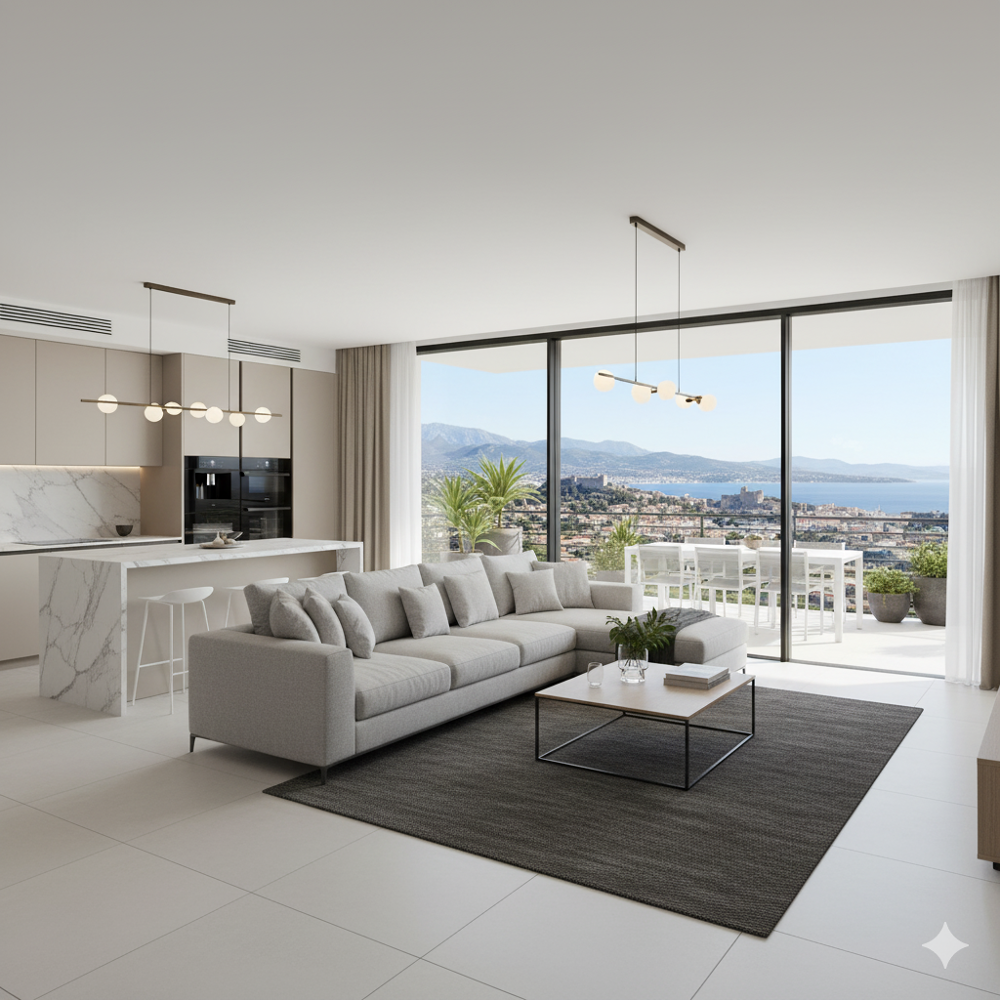 Vente Appartement ROOFTOP D'EXCEPTION - 136 m² - T4 de Prestige sur la Route de Bellet Nice