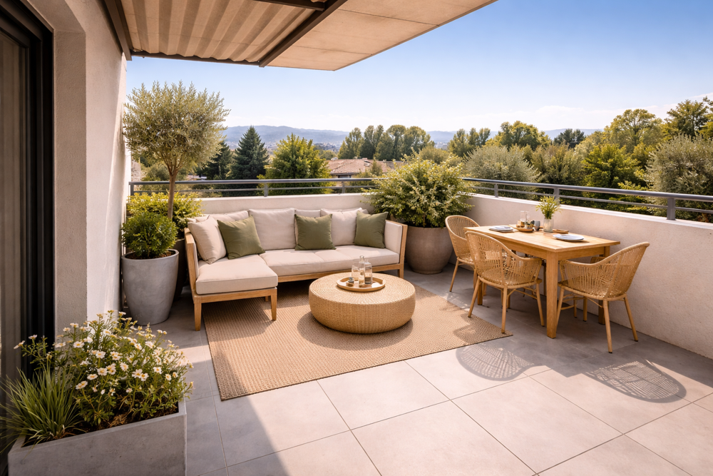 Vente Appartement T2 dernier étage avec terrasse, à deux pas des commerces, écoles et centre-ville : le confort du neu Salon de provence