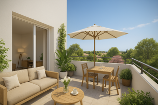  Appartement  vendre 2 pices 