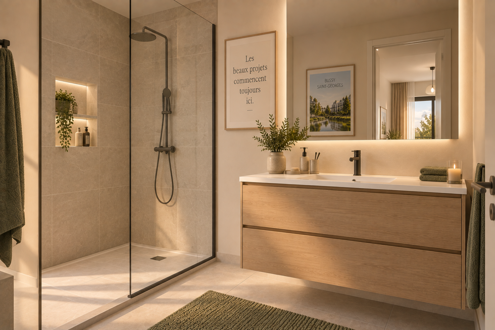 Vente Appartement BUSSY-SAINT-GEORGES – EMPLACEMENT PREMIUM À PROXIMITÉ IMMÉDIATE DE LA GARE ET DU CENTRE-VILLE - Li Bussy st georges
