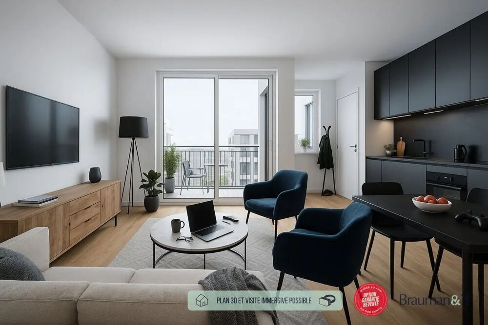 Vente Appartement A 400 mètres du Métro JEAN JAURES - T3 - BELLE EXPO SUD-OUEST Lyon 7