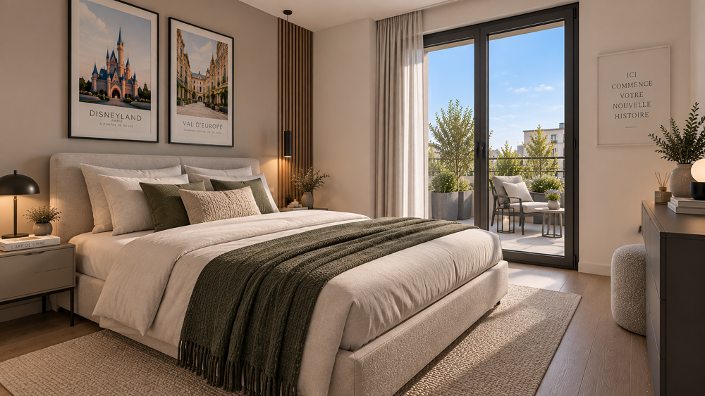 Vente Appartement MONTÉVRAIN / VAL D'EUROPE – DERNIÈRE OPPORTUNITÉ ! T3 AU PRIX D'UN T2 Montevrain