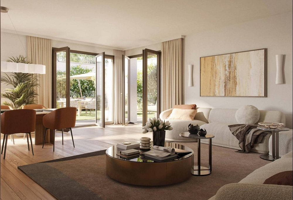 Vente Appartement .RESIDENCE DE STANDING- 3M50 HAUTEUR SOUS PLAFONDS - T4 RDJ 169M JARDIN SUD Antibes