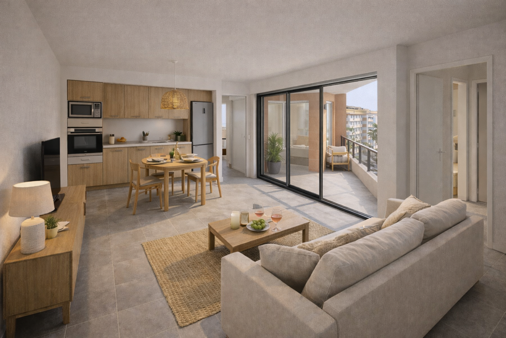 - MAGNIFIQUE T4 DE 82M² A 300 M DES PLAGES DE FREJUS