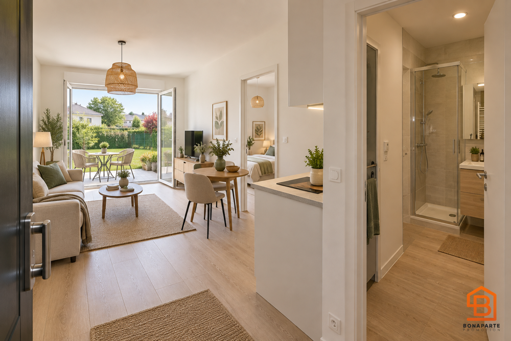 Vente Appartement ARGENTEUIL – 2 PIÈCES RDJ OPTIMISÉ AVEC TERRASSE – IDÉAL PREMIER ACHAT Argenteuil
