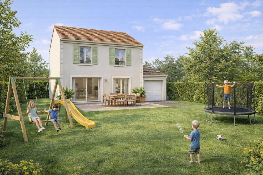 Vente Appartement NOUVEAU – Maison neuve 4 pièces de 81 m² avec jardin de 85 m² et garage à Thoiry Thoiry