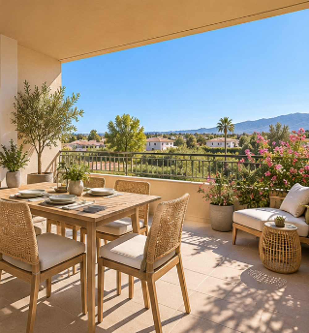 Vente Appartement SUBLIME T2 DE 50 M² EN DERNIER ÉTAGE AVEC TERRASSE ET VUE DÉGAGÉE Cogolin