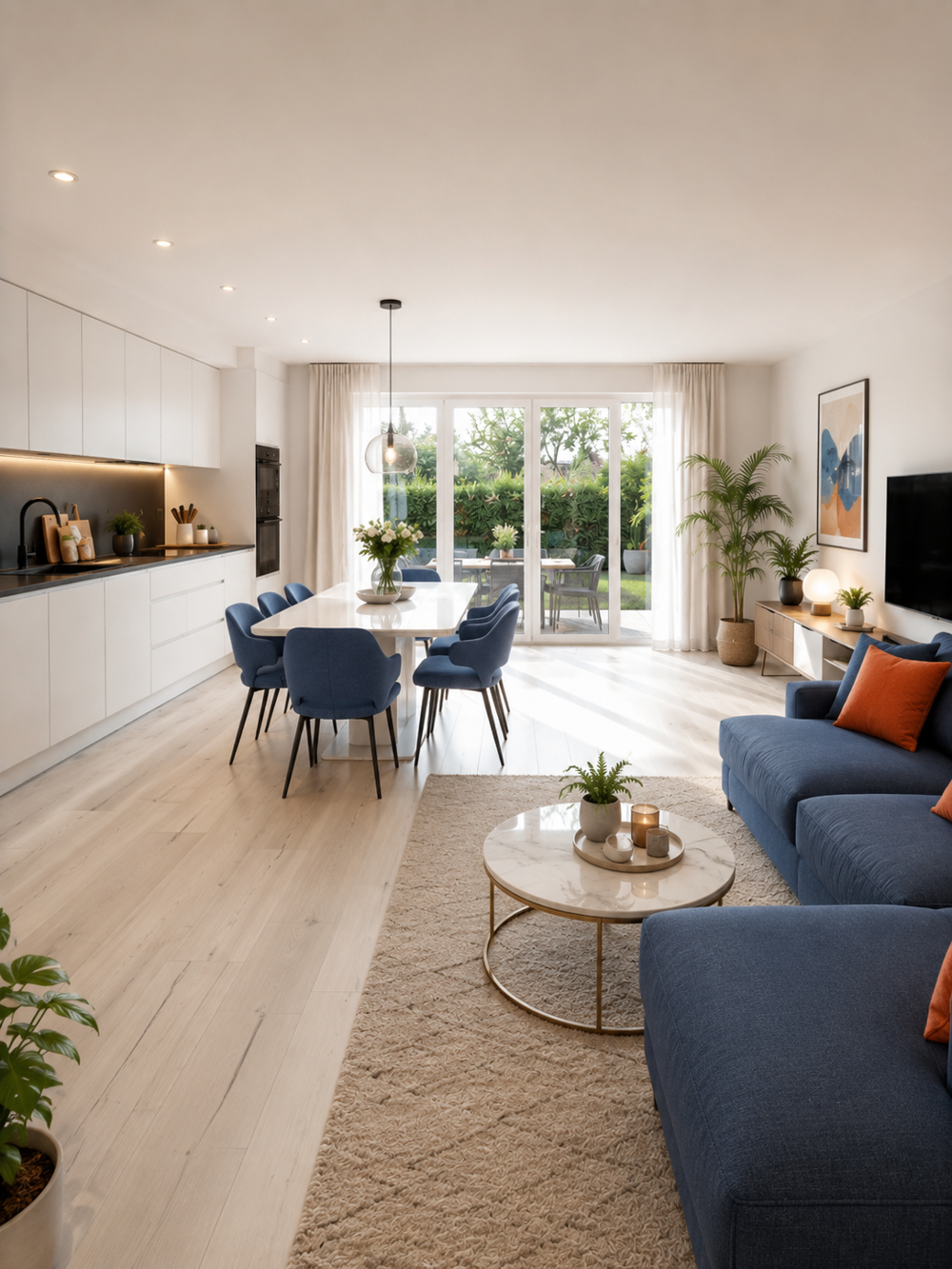 T4 + terrasse 30m2, vue parc paysagé, 10 min gare