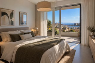Vente Appartement VISITABLE IMMEDIATEMENT, T3 65M² VUE MER, ANTIBES PROCHE CENTRE, TERRASSE 15M², NORMES RE 2020 Antibes