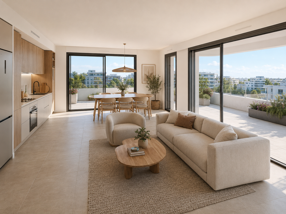* ATTIQUE 4 CHAMBRES AVEC SUPERBE TERRASSE