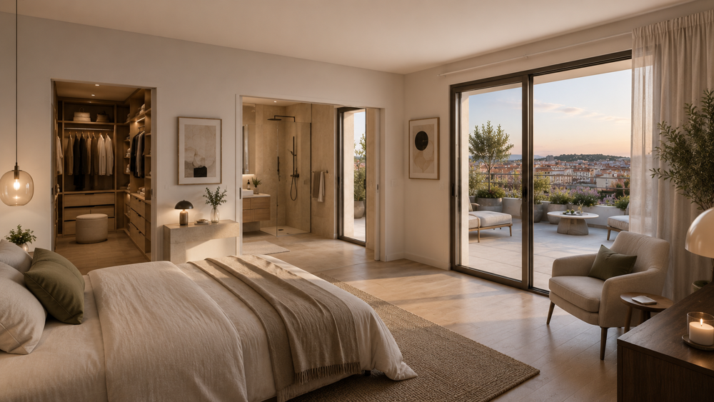 Vente Appartement RETOUR DE LOT ! PENTHOUSE DE 105M² AVEC 229M² DE TERRASSE EN PLEIN CENTRE-VILLE Cagnes sur mer