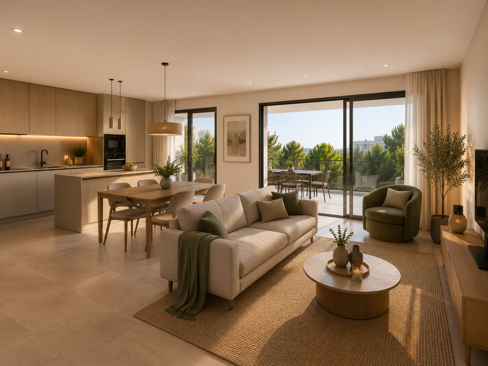 Vente Appartement .BEAU T3 60M² AVEC MAGNIFIQUE TERRASSE DE 27M² EXPOSE SUD OUEST - RESIDENCE INTIMISTE Le cannet