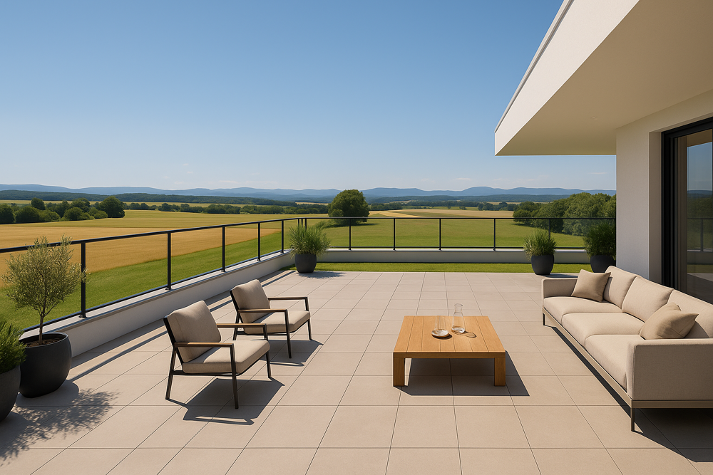 BIEN D'EXCEPTION ! DERNIER 4 PIECES EN ATTIQUE VUE VOSGES AVEC TERRASSE DE 55m²!