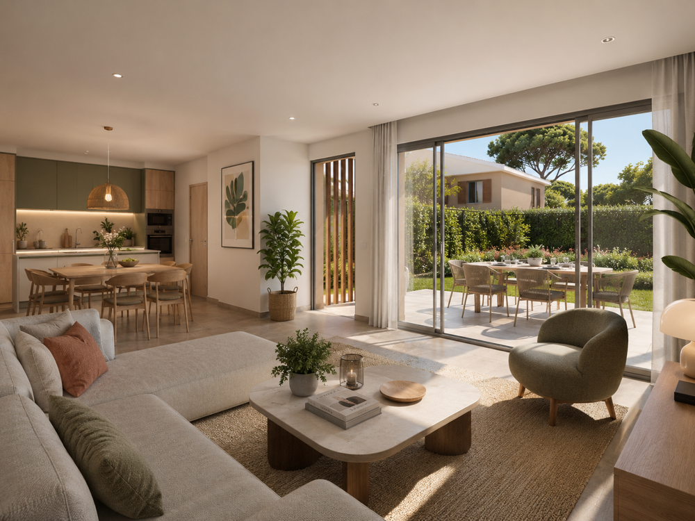 Vente Appartement ANTIBES- RARE MAISON MITOYENNE DE 75M² AVEC JARDIN / RESIDENCE AVEC PISCINE Antibes