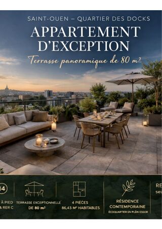  Appartement à vendre 4 pièces 86 m²