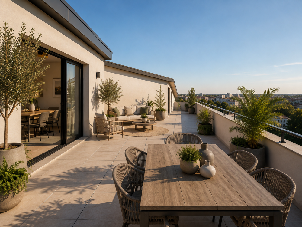 Vente Appartement Attique 4 pièces avec 75m² de terrasse - Idéalement situé Venissieux