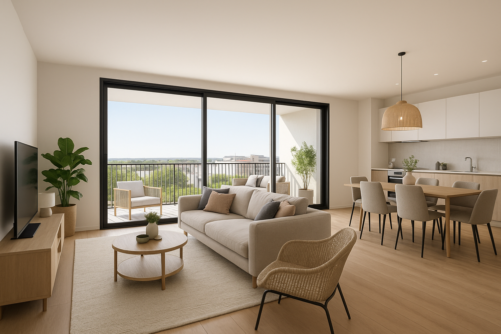 Rare T3 68m² avec deux balcons / 5mins gare Metz