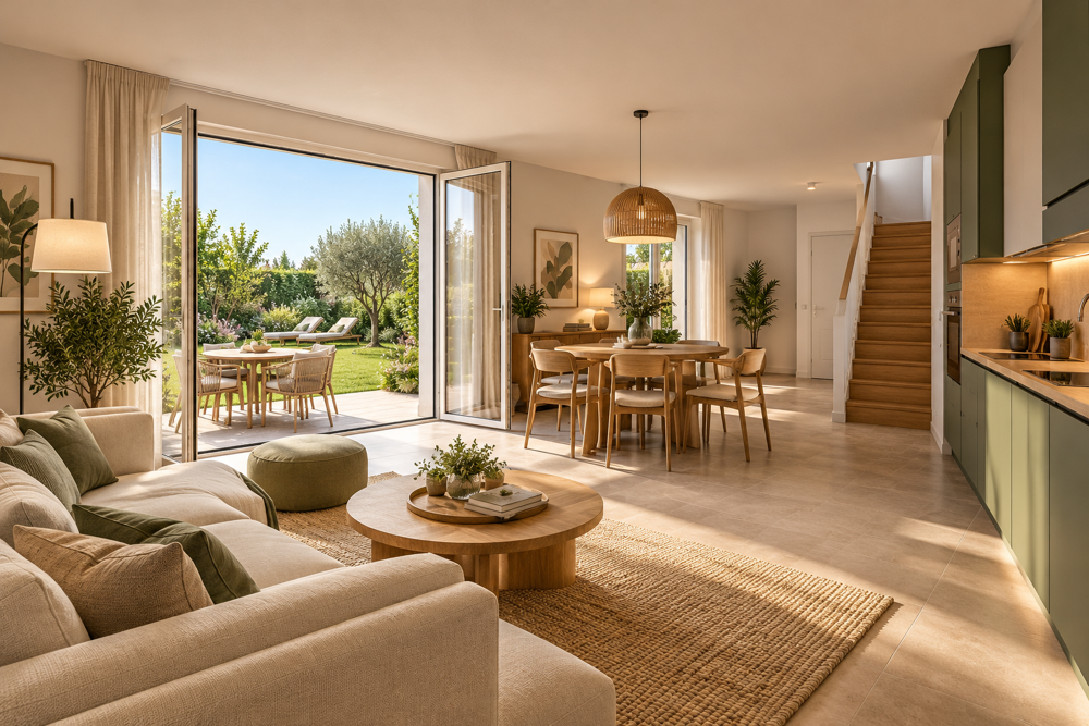 Vente Appartement Maison 4 pièces avec jardin - Chateaurenard Chateaurenard
