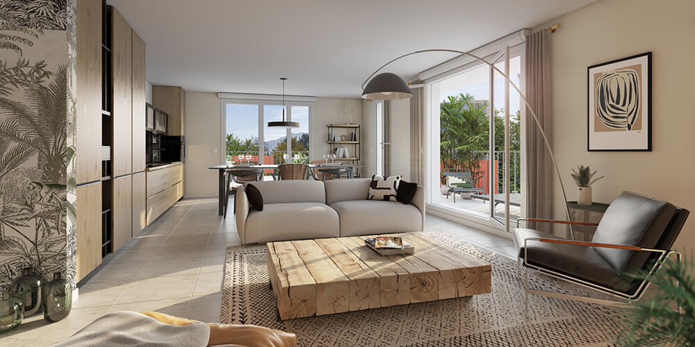Vente Appartement A 10 MIN A PIED DES PLAGES : MAGNIFIQUE 3 PIECES DE 60M² AVEC TERRASSE, VUE DEGAGEE, PISCINE Antibes