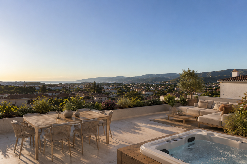 * ROOFTOP D'EXCEPTION  T4 avec 180 m² de terrasse et vue mer à Saint-Raphaël