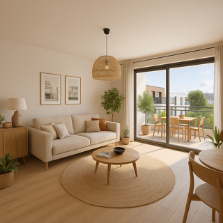  Appartement  vendre 2 pices 