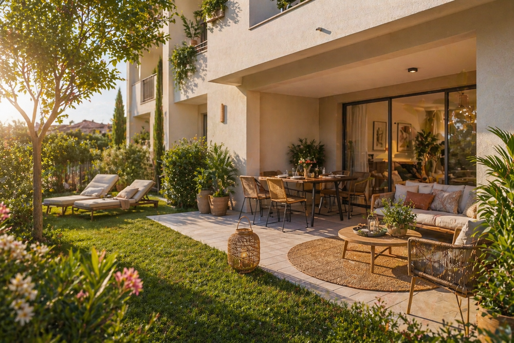 Vente Appartement RARE T2 NEUF AVEC JARDIN VIEUX VILLAGE DE VITROLLES Vitrolles