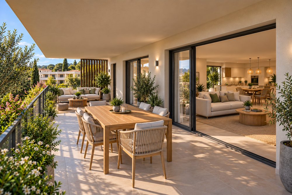 Vente Appartement T4 avec séjour 42 m² + terrasse large – Adresse recherchée Aix Aix en provence