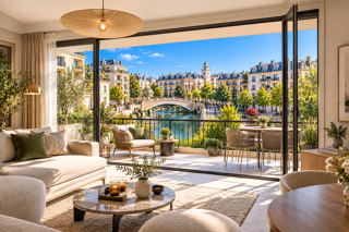 Vente Appartement 7000€ DE REMISE IMEDIATE - ADRESSE D'EXCEPTION - JARDINS ET CANAL -T3 PLEIN SUD POUR ADRESSE Le plessis-robinson