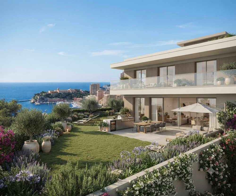 APPARTEMENT 4 PIECES D'EXCEPTION AVEC GRAND JARDIN PRIVATIF