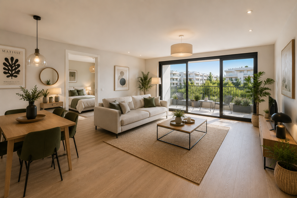 Vente Appartement 52 m² DE LUMIÈRE ET UNE BELLE TERRASSE POUR PROFITER DE CHAQUE SAISON Marseille 14