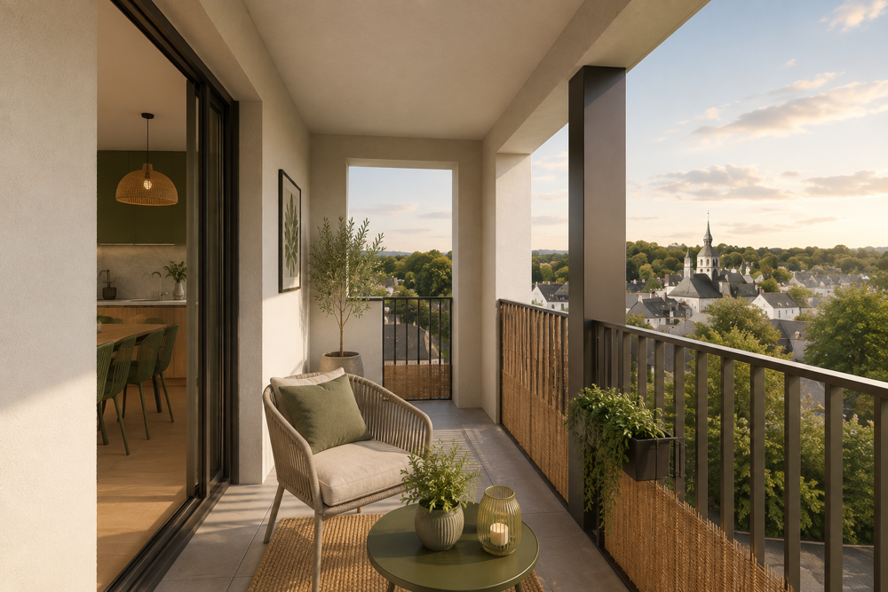 Vente Appartement PACÉ (35) – Cœur de bourg – T2 lumineux avec loggia – Dernier étage Pace