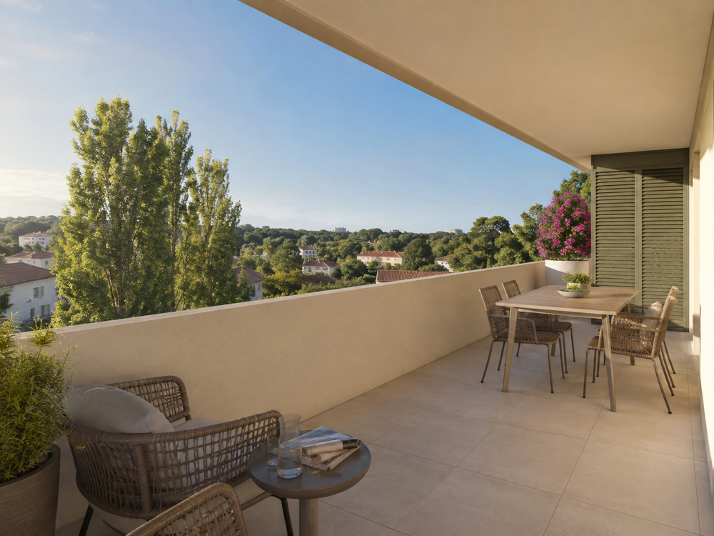 Vente Appartement BRIGNOLES CENTRE – T3 de 70M² AVEC BELLE TERRASSE & 2 CHAMBRES Brignoles