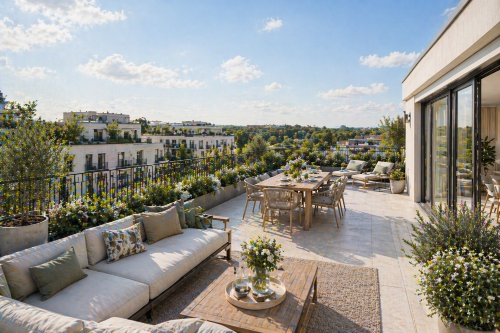 Vente Appartement SERRIS � 5 pi�ces rooftoop 110m�+terrasse de 70m� -� 200 m�tres de La Vall�e Village /Val d'Europe � Serris