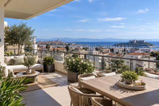 Vente Appartement VISITABLE IMMEDIATEMENT, T3 65M² VUE MER, ANTIBES PROCHE CENTRE, TERRASSE 15M², NORMES RE 2020 Antibes