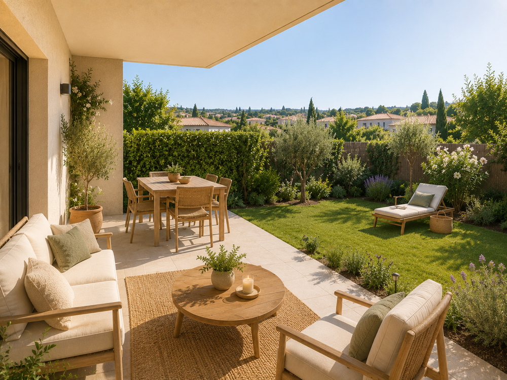 BEAU 3 PIECES DE 65m² LUMINEUX AVEC TERRASSE ET BOX