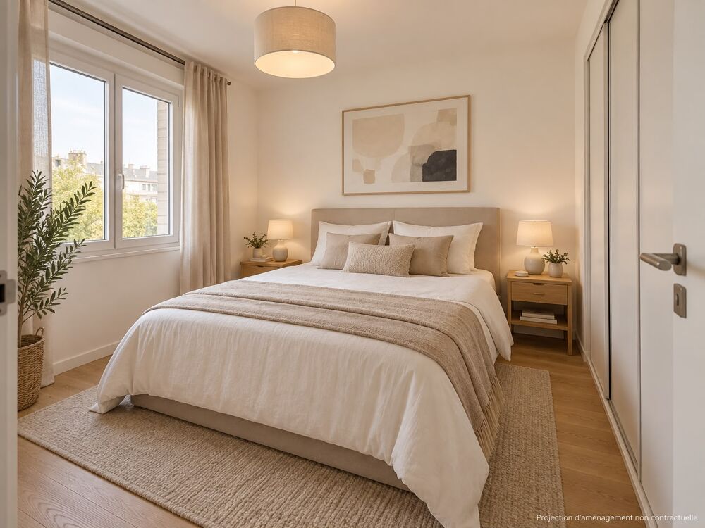 Vente Appartement T3 NEUF A VEZIN-LE-COQUET- TERRASSE-2 PARKINGS ET RENNES A VOS PORTES ! Rennes