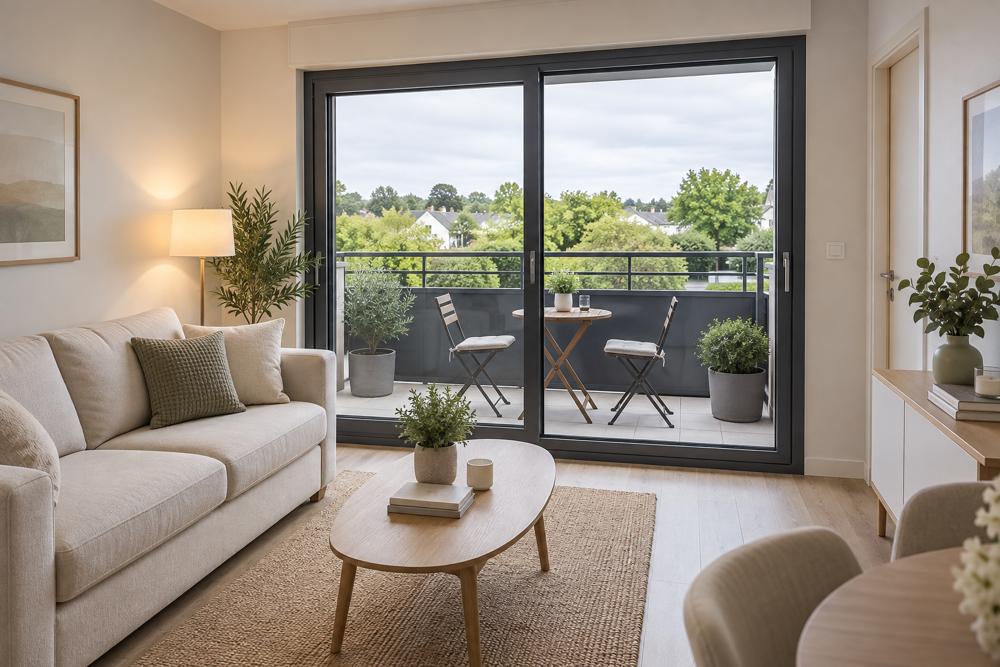 Vente Appartement T2 DE 43 M² AU 2E ÉTAGE AVEC BALCON NORD DE 6 M² ET PARKING COUVERT Arradon