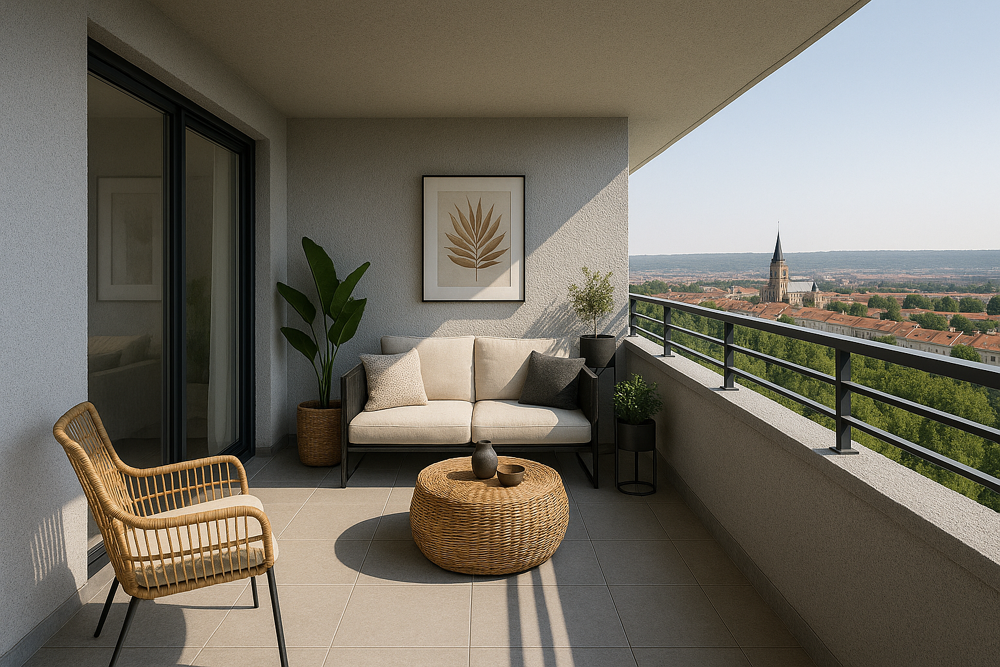 Exceptionnel T3 Luxe + Grande terrasse dans Quartier Résidentiel