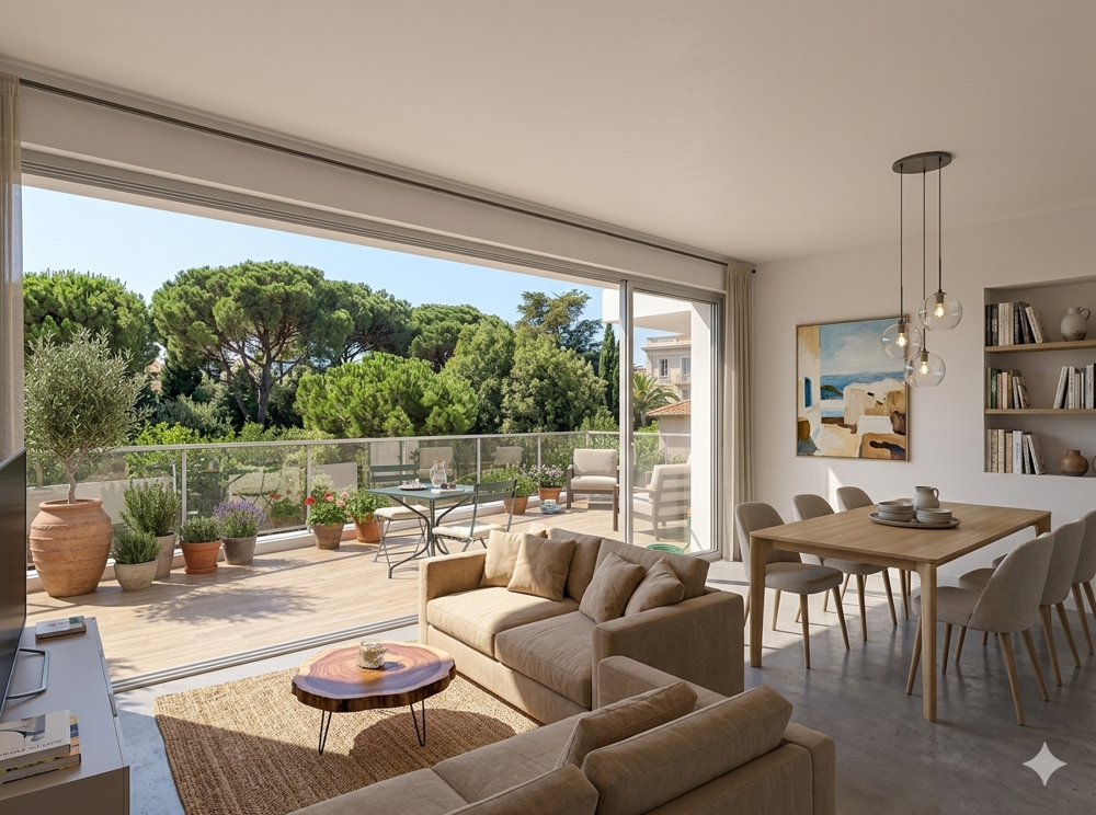 Vente Appartement INCROYABLE 4 PIECES DE 85M² AVEC TERRASSE PLEIN SUD DE 35M² DANS UN ENVIRONNEMENT PRIVILEGIE Cannes