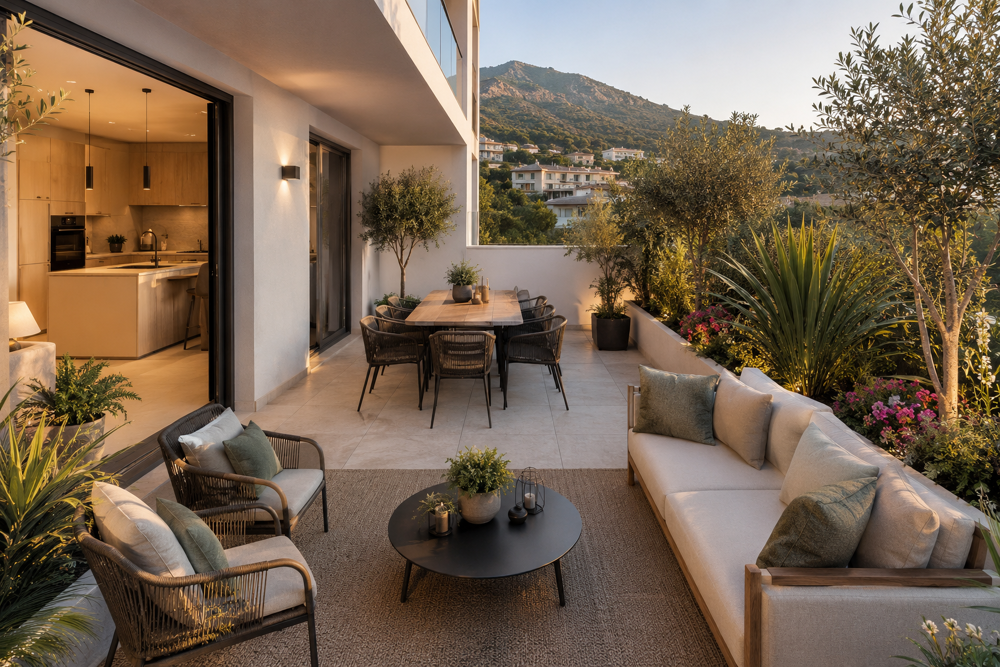 * Spacieux T4 neuf avec terrasse en dernier étage
