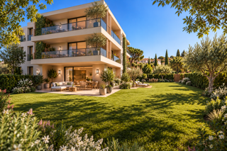 Vente Appartement T4 NEUF EN REZ-DE-JARDIN AVEC JARDIN PRIVATIF DE 270 M² Aix-en-provence