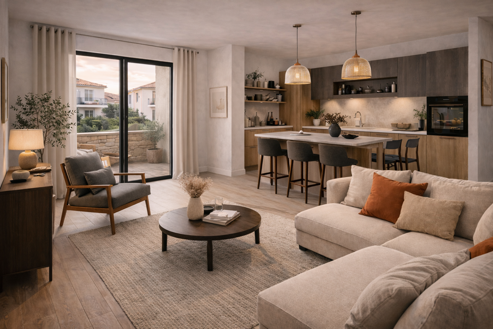 Vente Appartement A 15MIN DE CENTRE AIXOIS - 4P DE 95M² AVEC EXTERIEUR ET STATIONNEMENTS Aix en provence