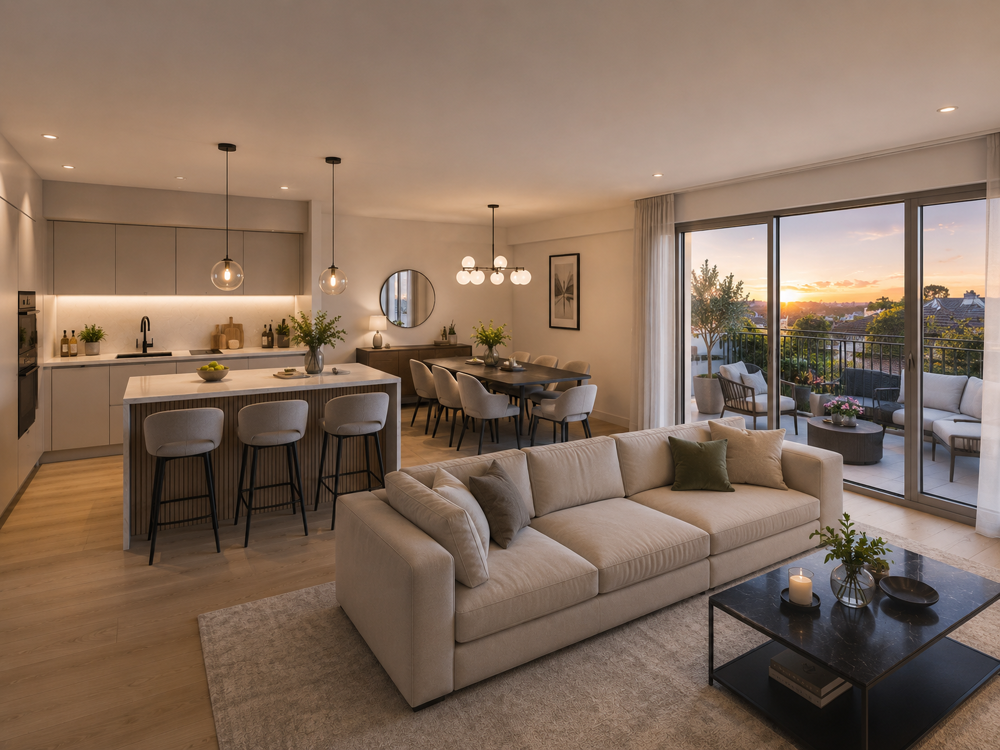 Vente Appartement CERGY LE HAUT- APPARTEMENT T2 - 45M² AVEC TERRASSE Cergy