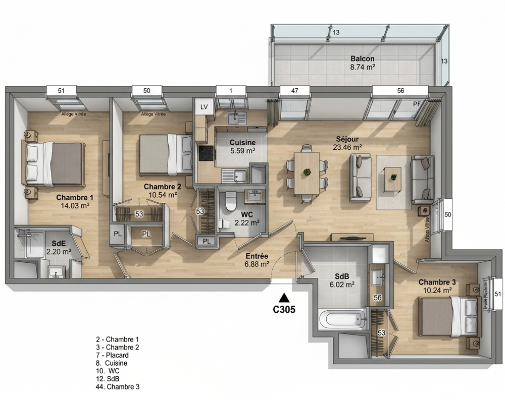 Vente Appartement Et si c'était enfin chez vous ? Grigny