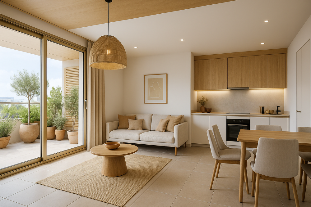 Vente Appartement ZAC RESTANQUE - MAGNFIQUE T4 DE 84M² DERNIER ETAGE + TERRASSE 30M² Montpellier
