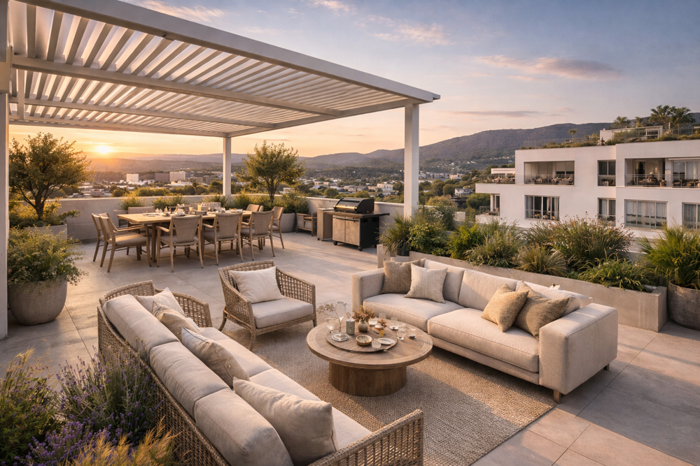 Vente Appartement SUR LE TOIT DU CABOT ! MAGNIFIQUE T4 DUPLEX AVEC IMMENSE ÉSPACE ÉXTÈRIEUR ! Marseille 9