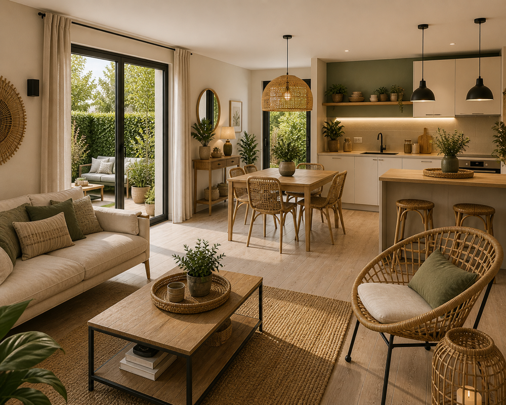 ROGNES PROCHE CENTRE VILLE - 4P DE 95M² EN REZ-DE-JARDIN