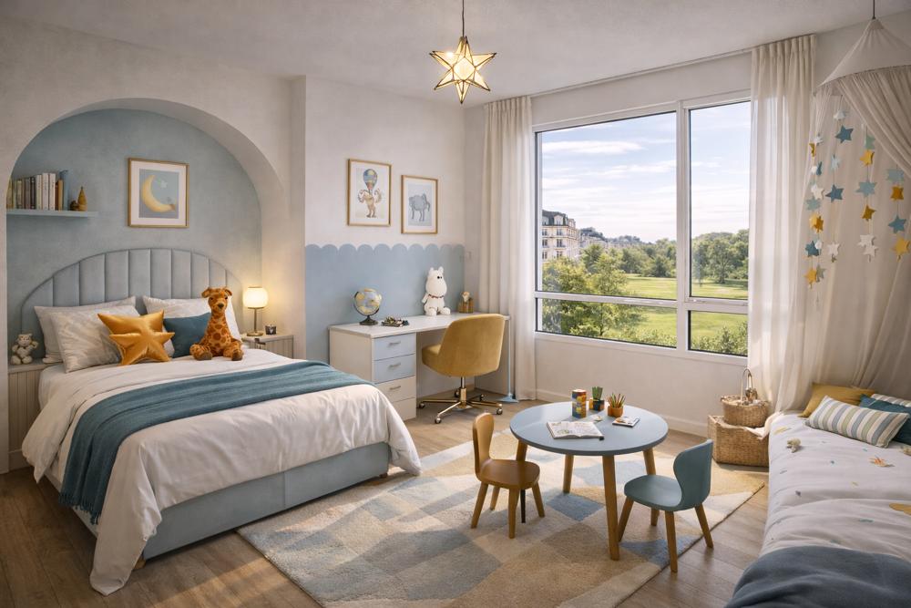 Vente Appartement Val d'Europe – À 2 min du RER et du centre commercial – 3 pièces avec balcon – Frais de notaire offe Chessy
