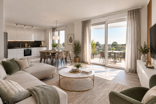 Vente Appartement À Pornichet, beau T3 neuf de 63 m² avec balcon Pornichet
